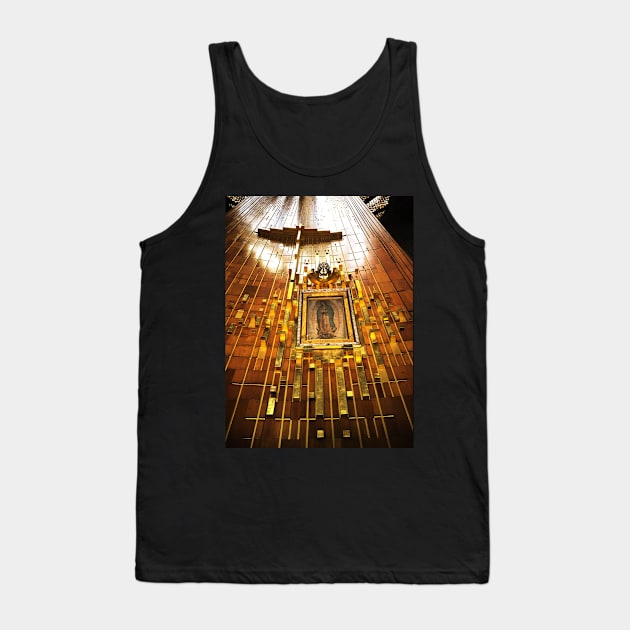 Santa Maria de Guadalupe Tank Top by Tess Salazar Espinoza